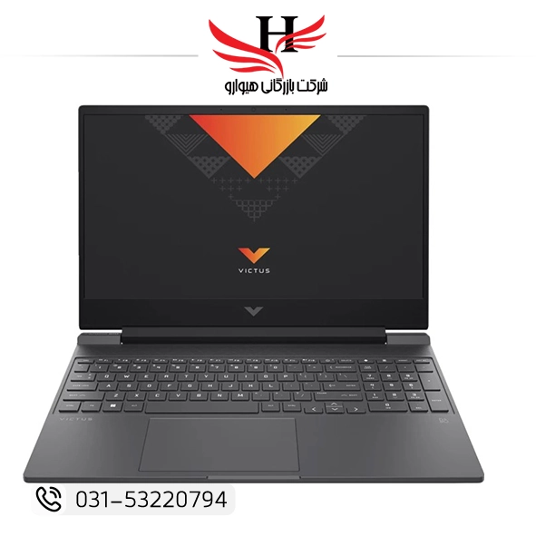 لپ‌تاپ گیمینگ HP Victus 15 FA2082WM با پردازنده Intel Core i7 و کارت گرافیک NVIDIA GeForce RTX 4060 – نمایندگی هیوارو در شهرضا، اصفهان و تهران